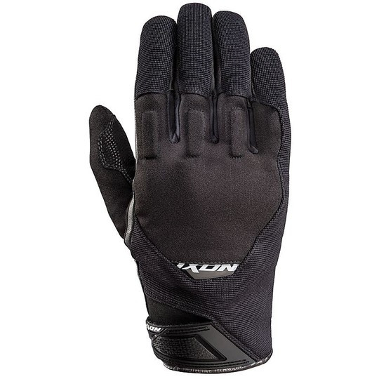 IXON GLOVES MODEL RS SPRING BLACK / BLACK URBAN USE WITH CERTIFIED PROTECTIONS