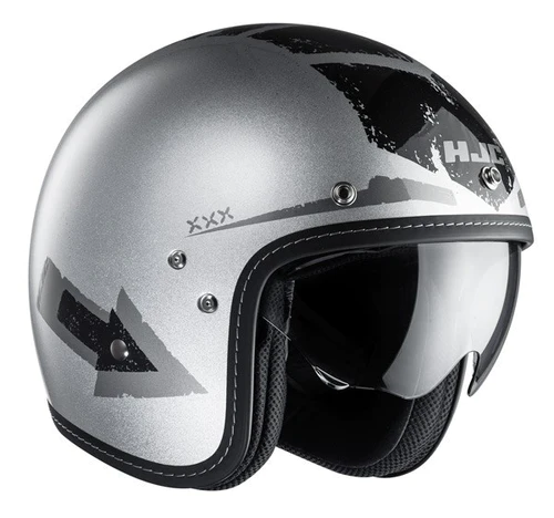 Hjc Jet Fg-70 Tales Mc10 Fiber Helmet With Inner Sunshade Goggle