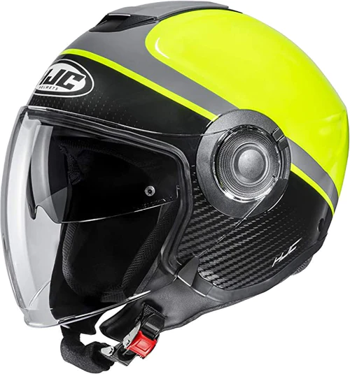 Casco Hjc Jet i40 Wirox MC4H Con Occhialino interno