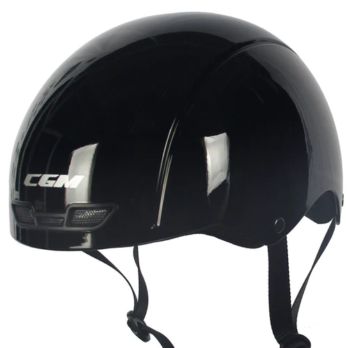CGM Bike Helmet 801E EBI BASIC Glossy Black