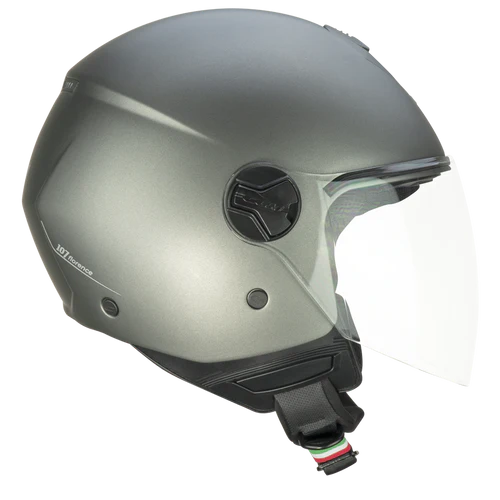 CGM Jet 107A FLORENCE MONO Helmet Satin anthracite Long visor