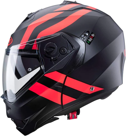 Caberg Modular Helmet Duke Superlegend Matt Black Red Fluo New