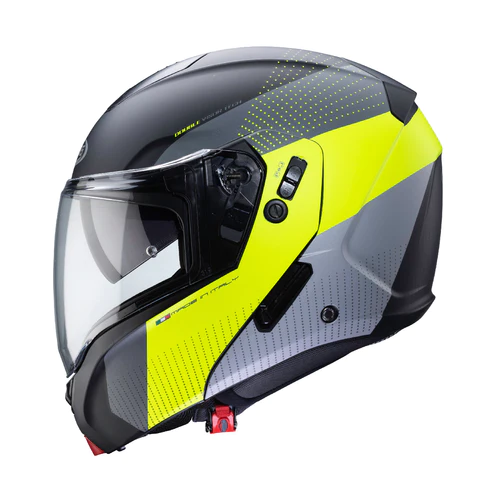 Caberg Modular Helmet Horus Scout I5 Black / Fluo Yellow / Anthracite / Gray Double Homologation