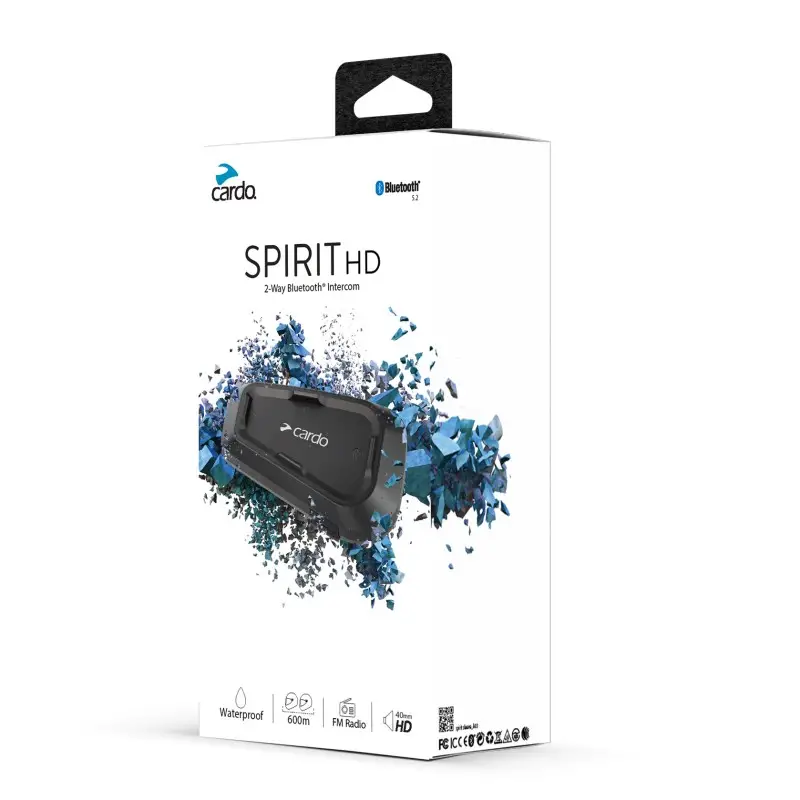 Interfono Bluetooth Cardo Spirit HD Singolo Dispositivo