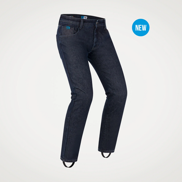 Jeans PMJ Tourer Impermeabile T-TEX Con Protezioni Certificate Blu